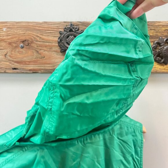 Lauren RL67 Green Nylon Vest W/ Plaid Cotton Lining Marine & Sailing Team Size M - Picture 9 of 9